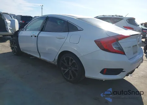 2020 Honda Civic Sport z USA, uszkodzony, nr VIN 2HGFC2F83LH504649